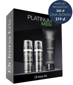 Dr Irena Eris Limitowany Zestaw PLATINUM MEN 200 ml + 50 ml + 50 ml