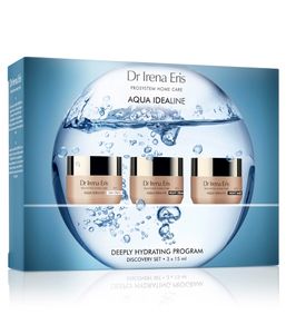 Dr Irena Eris AQUA IDEALINE Deeply Hydrating Program DISCOVERY SET 15 ml + 15 ml + 15 ml
